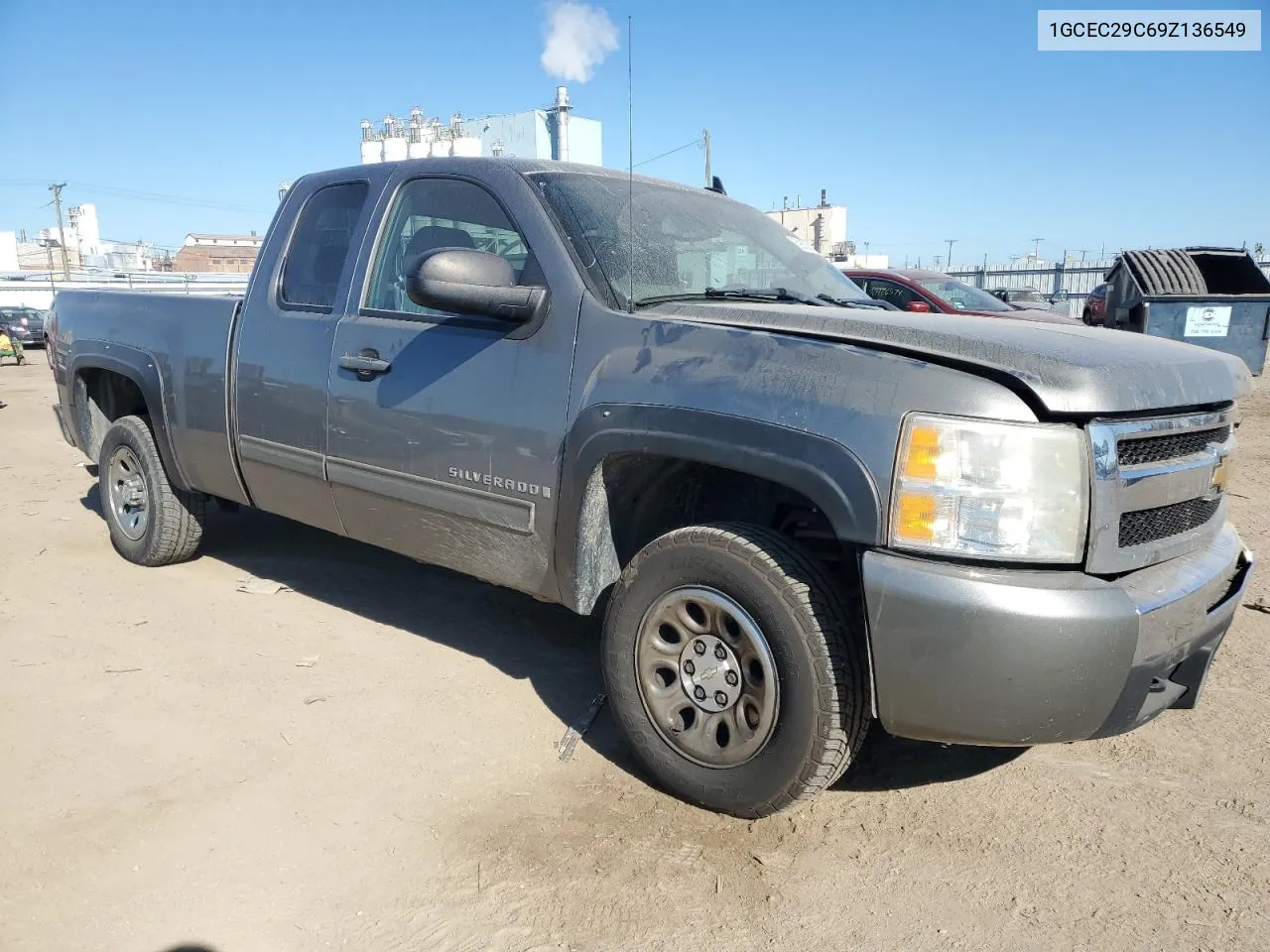 2009 Chevrolet Silverado C1500 Lt VIN: 1GCEC29C69Z136549 Lot: 69825684