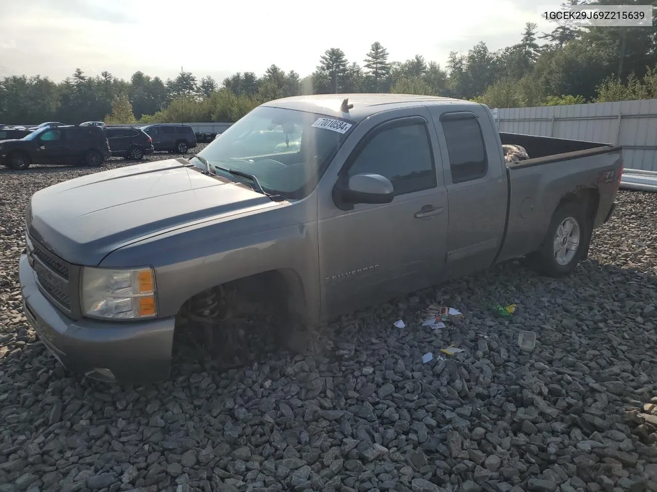 1GCEK29J69Z215639 2009 Chevrolet Silverado K1500 Lt