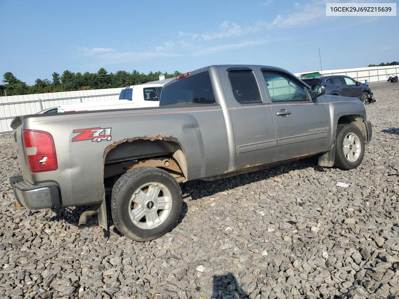 1GCEK29J69Z215639 2009 Chevrolet Silverado K1500 Lt