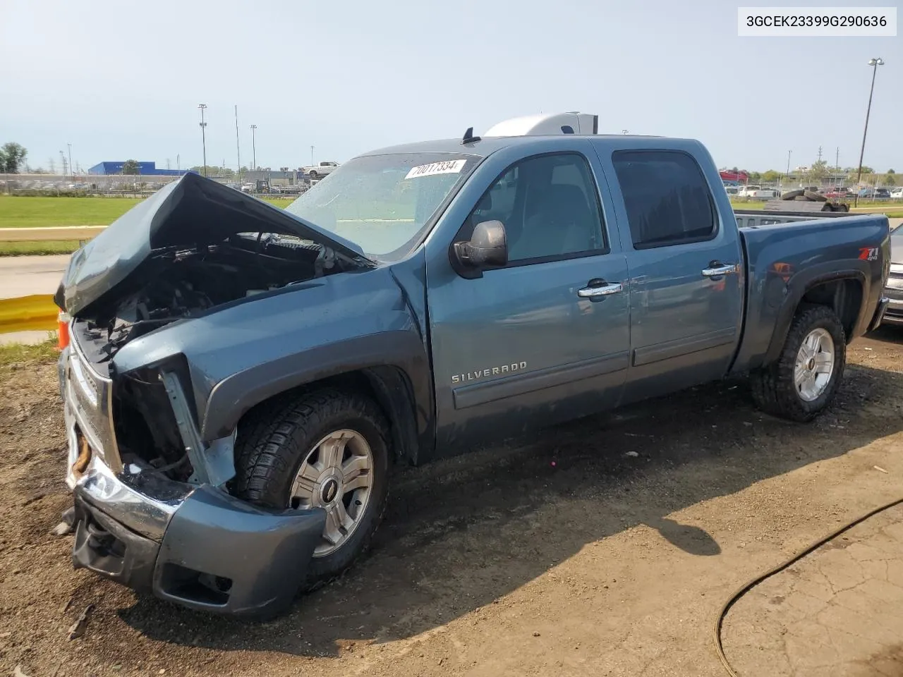 2009 Chevrolet Silverado K1500 Lt VIN: 3GCEK23399G290636 Lot: 70017334