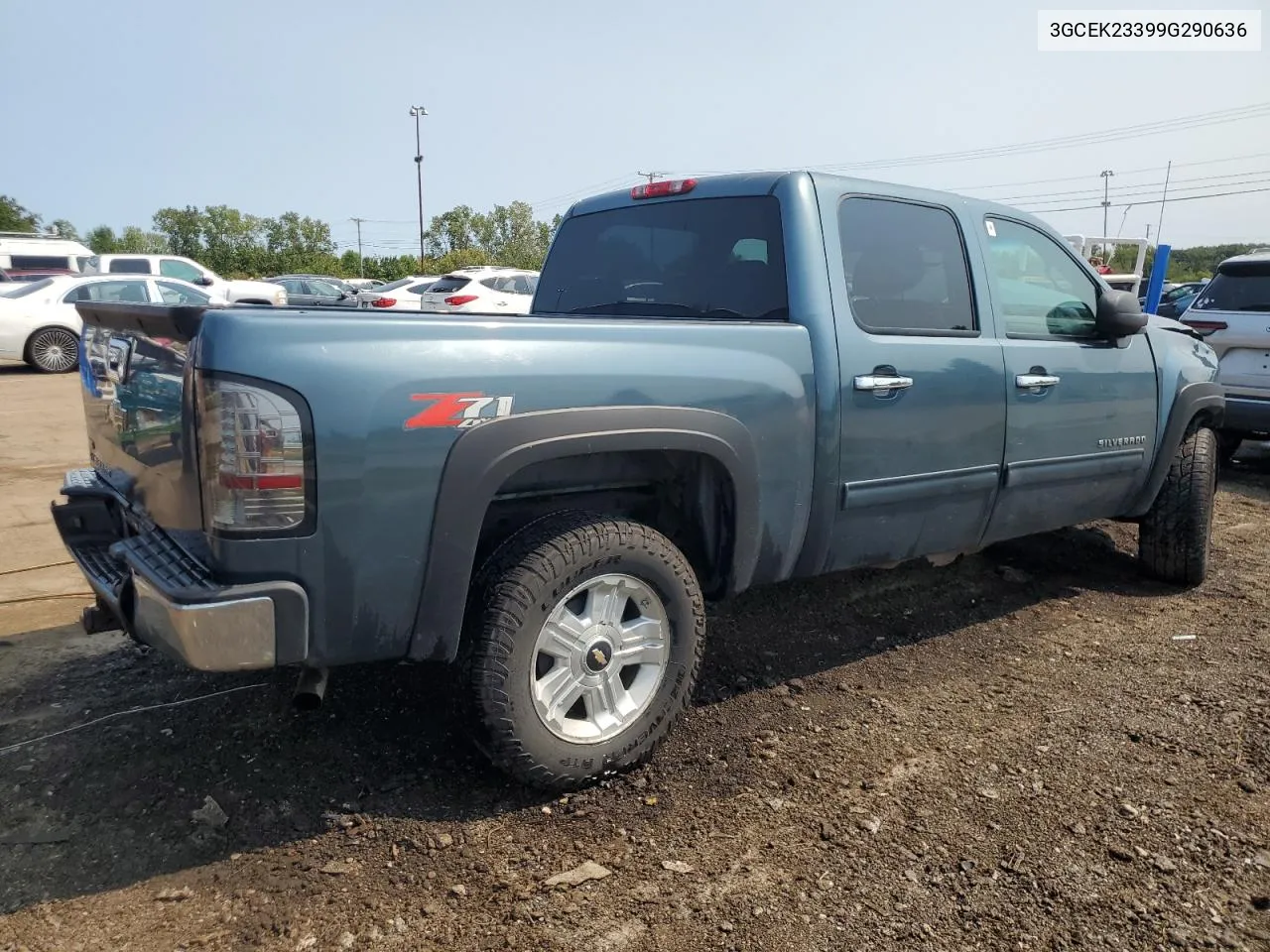 2009 Chevrolet Silverado K1500 Lt VIN: 3GCEK23399G290636 Lot: 70017334