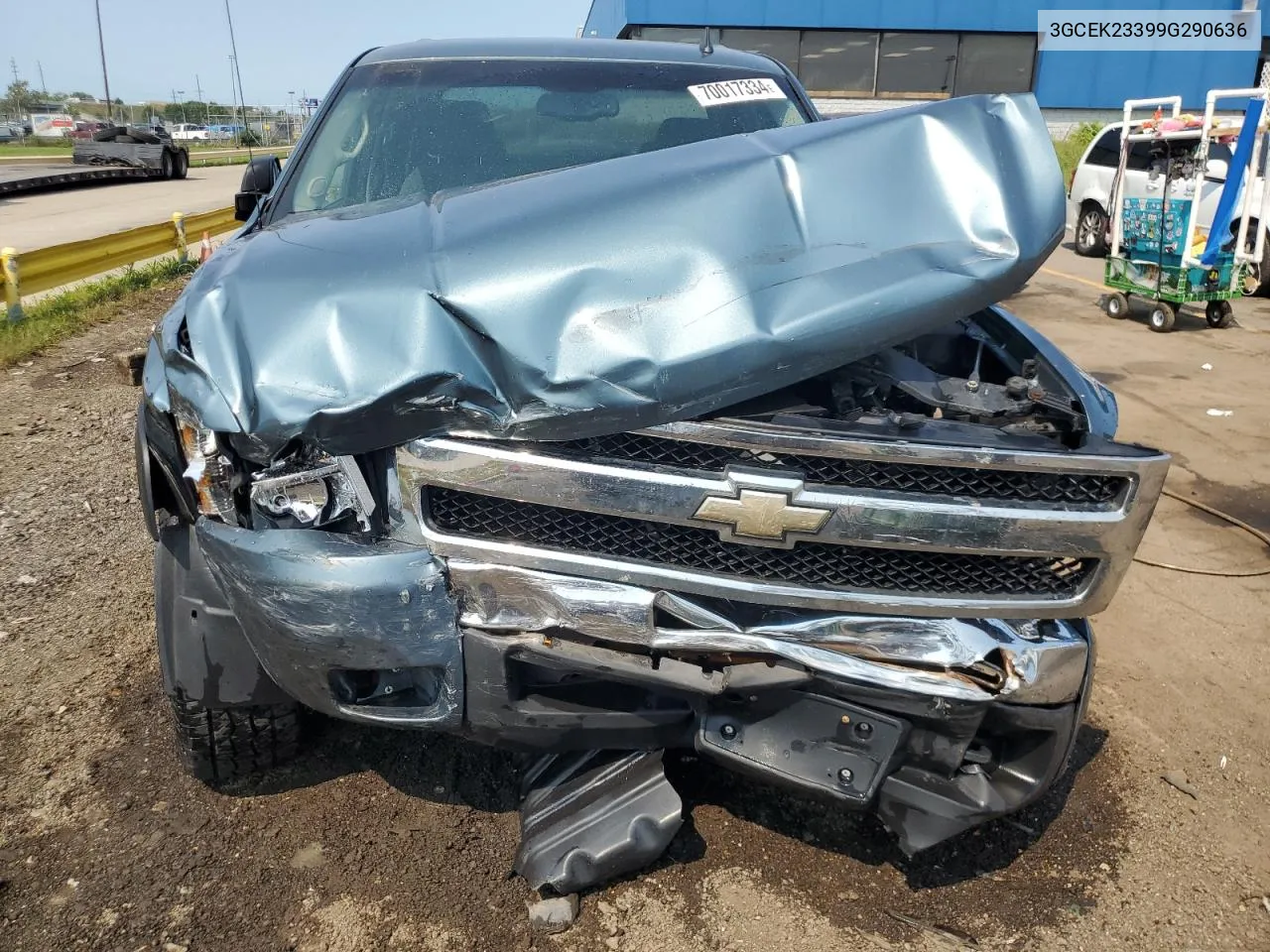 3GCEK23399G290636 2009 Chevrolet Silverado K1500 Lt