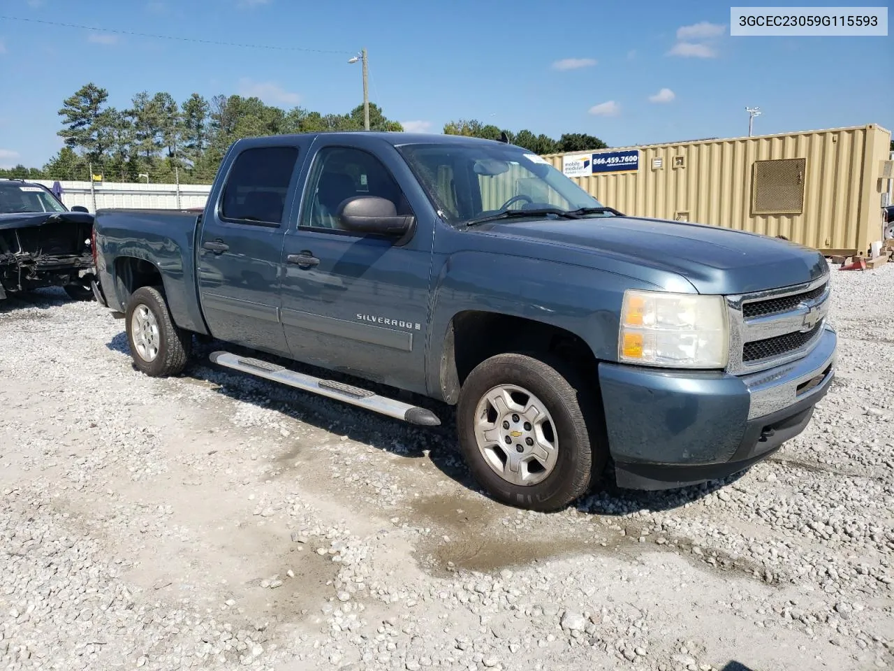 3GCEC23059G115593 2009 Chevrolet Silverado C1500 Lt