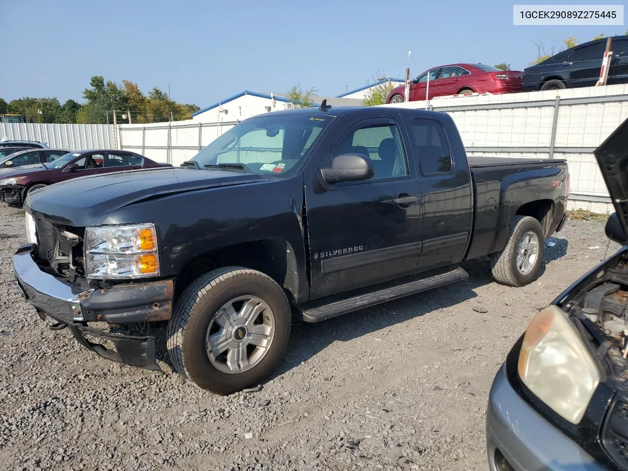 1GCEK29089Z275445 2009 Chevrolet Silverado K1500 Lt