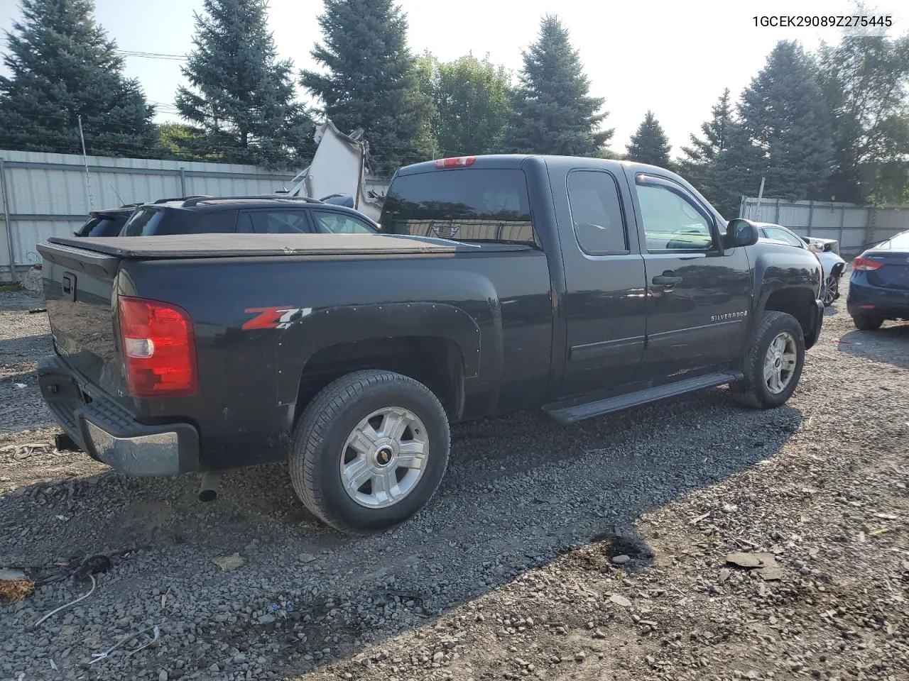 2009 Chevrolet Silverado K1500 Lt VIN: 1GCEK29089Z275445 Lot: 70573524