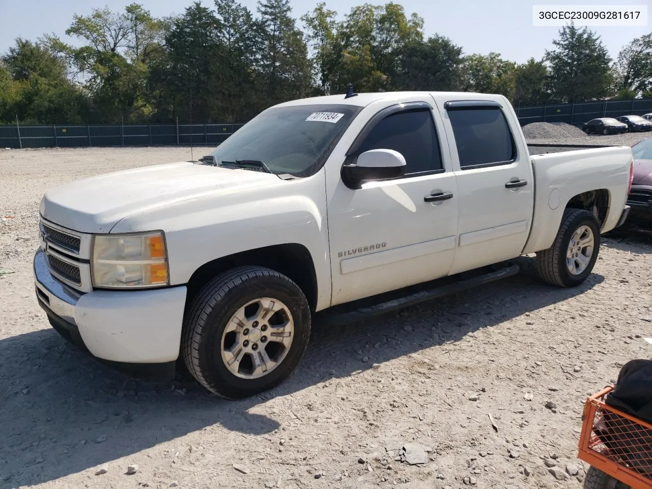 2009 Chevrolet Silverado C1500 Lt VIN: 3GCEC23009G281617 Lot: 70711934