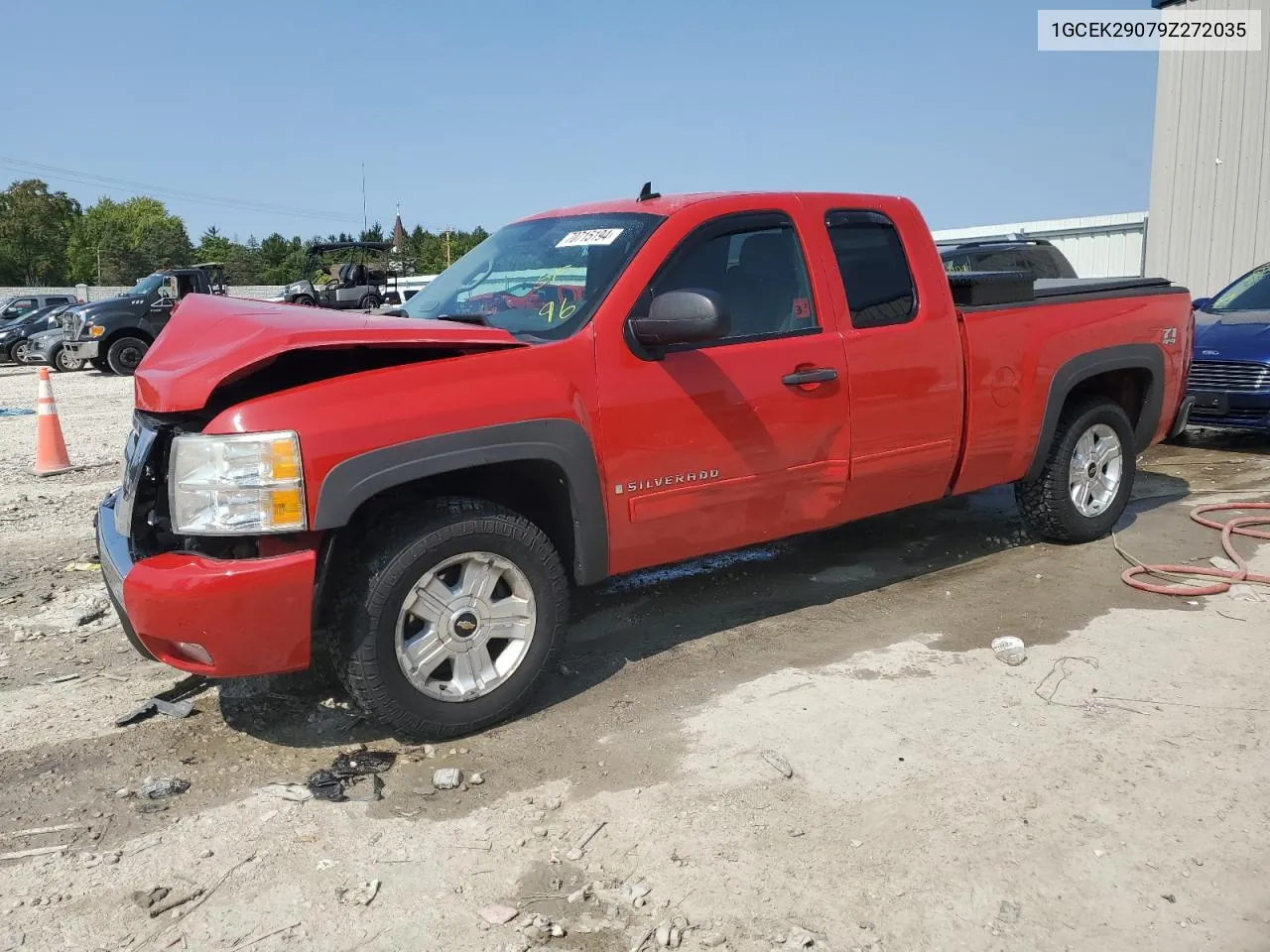 2009 Chevrolet Silverado K1500 Lt VIN: 1GCEK29079Z272035 Lot: 70715194