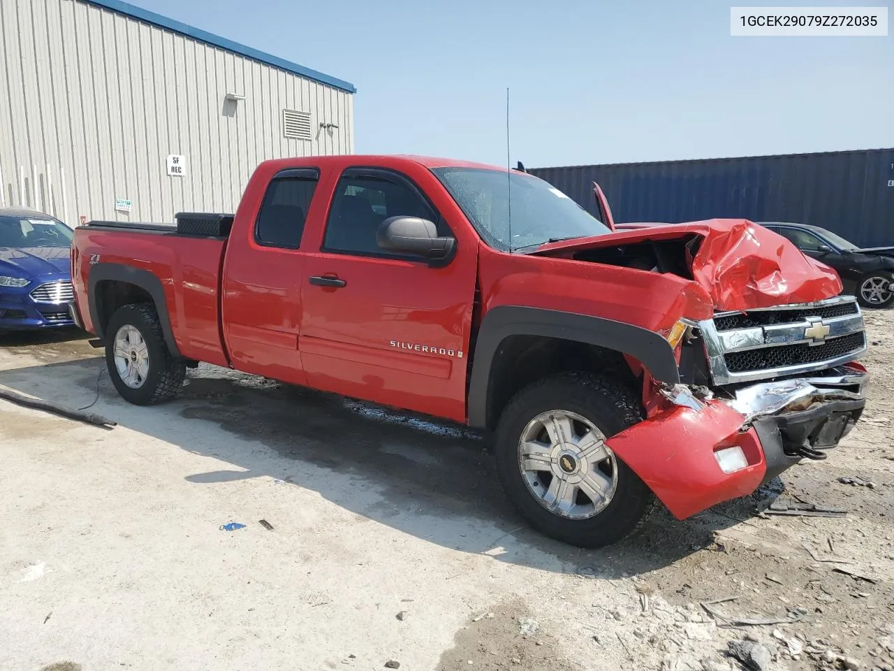 2009 Chevrolet Silverado K1500 Lt VIN: 1GCEK29079Z272035 Lot: 70715194