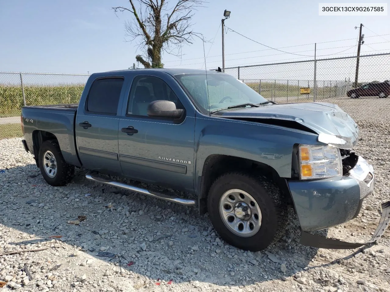 2009 Chevrolet Silverado K1500 VIN: 3GCEK13CX9G267585 Lot: 70755574