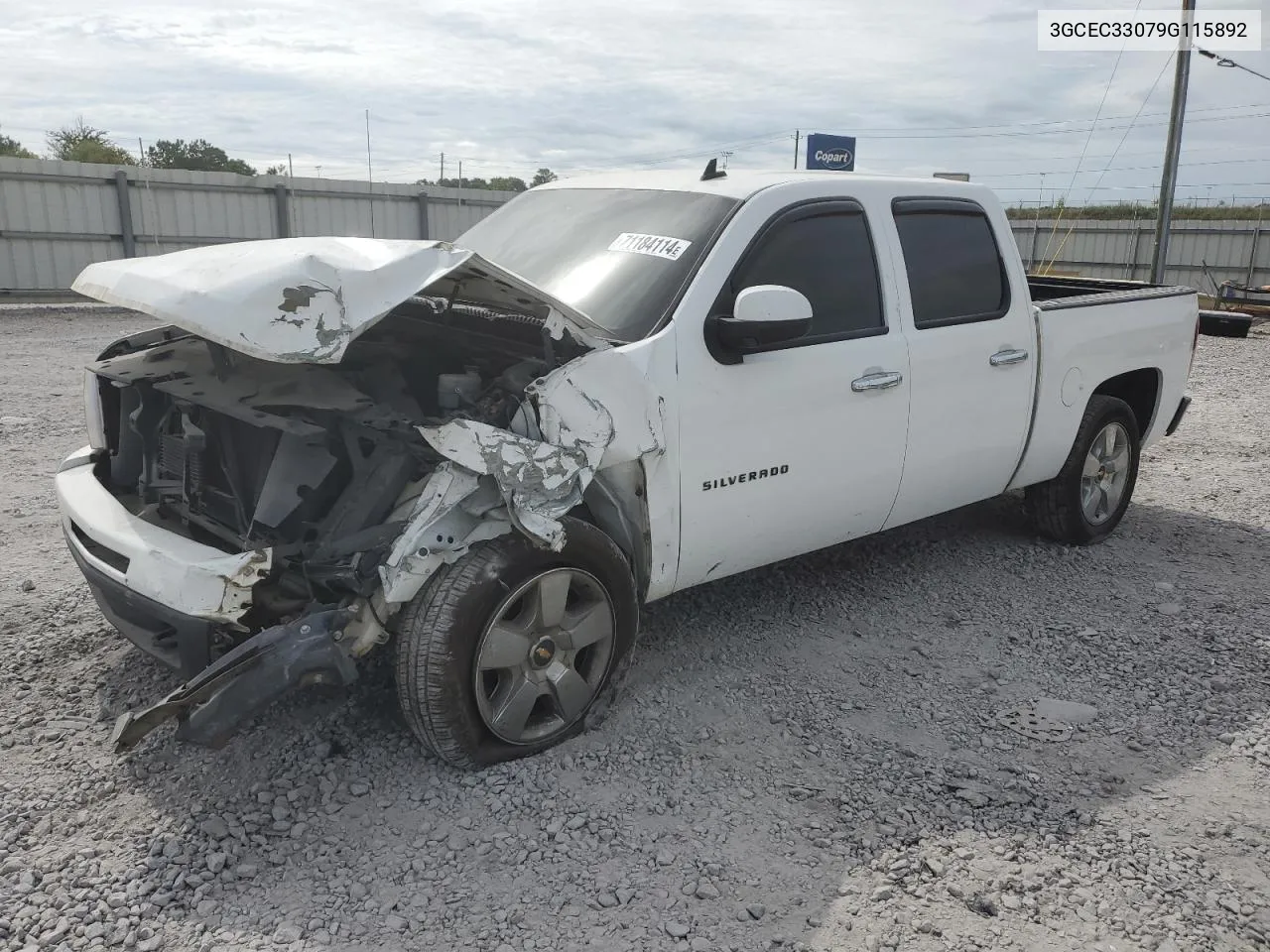 3GCEC33079G115892 2009 Chevrolet Silverado C1500 Ltz