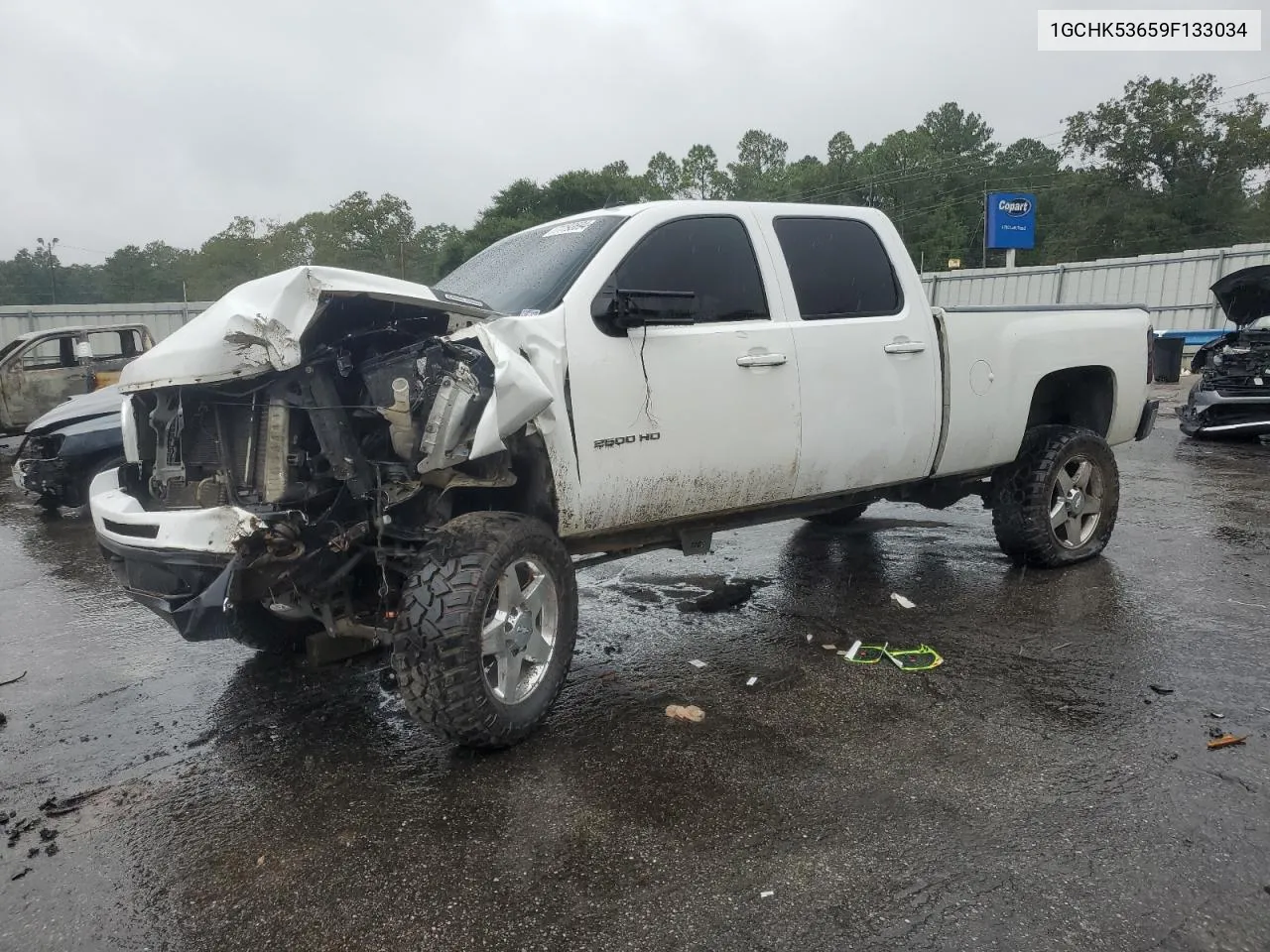 2009 Chevrolet Silverado K2500 Heavy Duty Lt VIN: 1GCHK53659F133034 Lot: 71193694