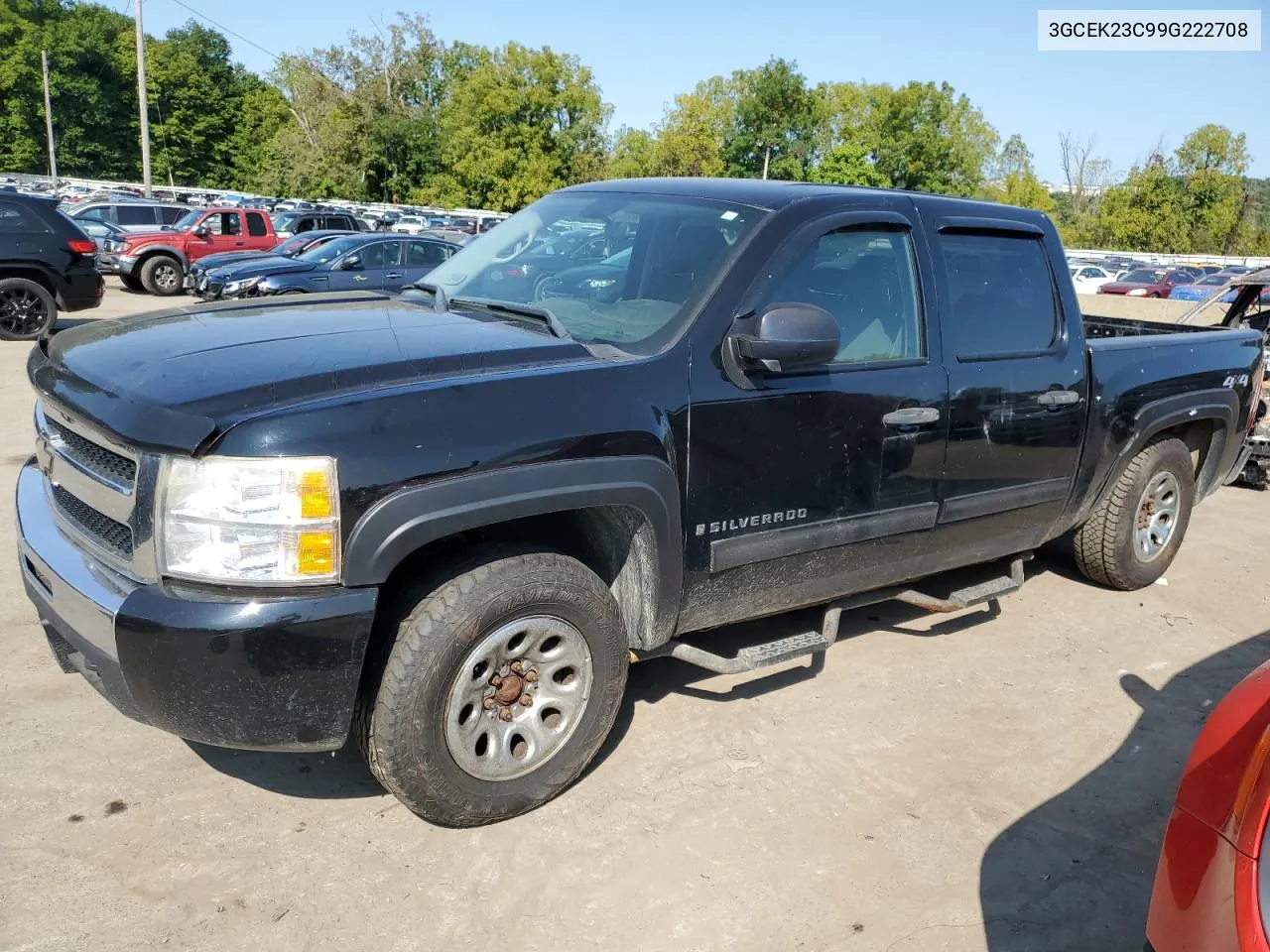 3GCEK23C99G222708 2009 Chevrolet Silverado K1500 Lt