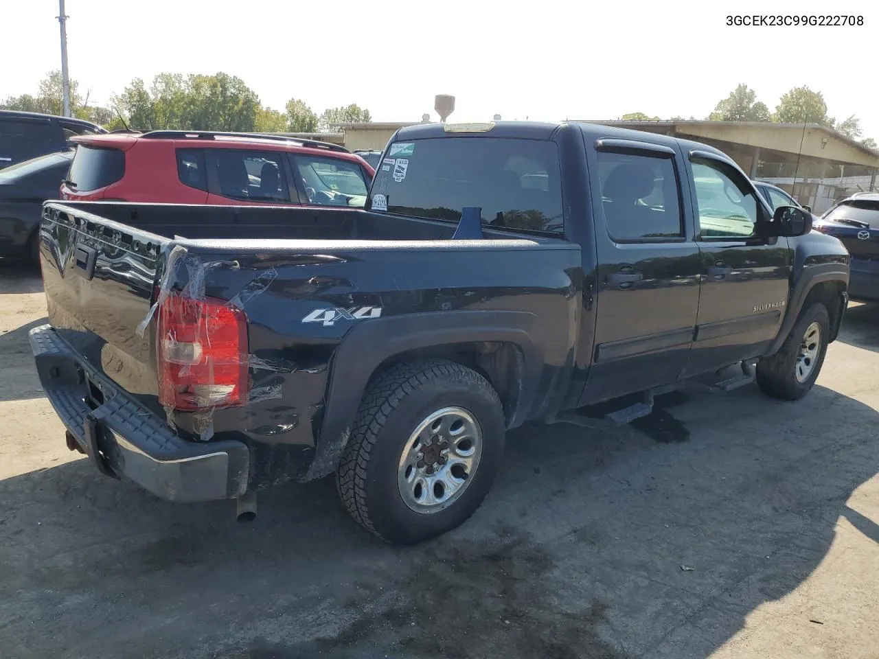 2009 Chevrolet Silverado K1500 Lt VIN: 3GCEK23C99G222708 Lot: 71289214