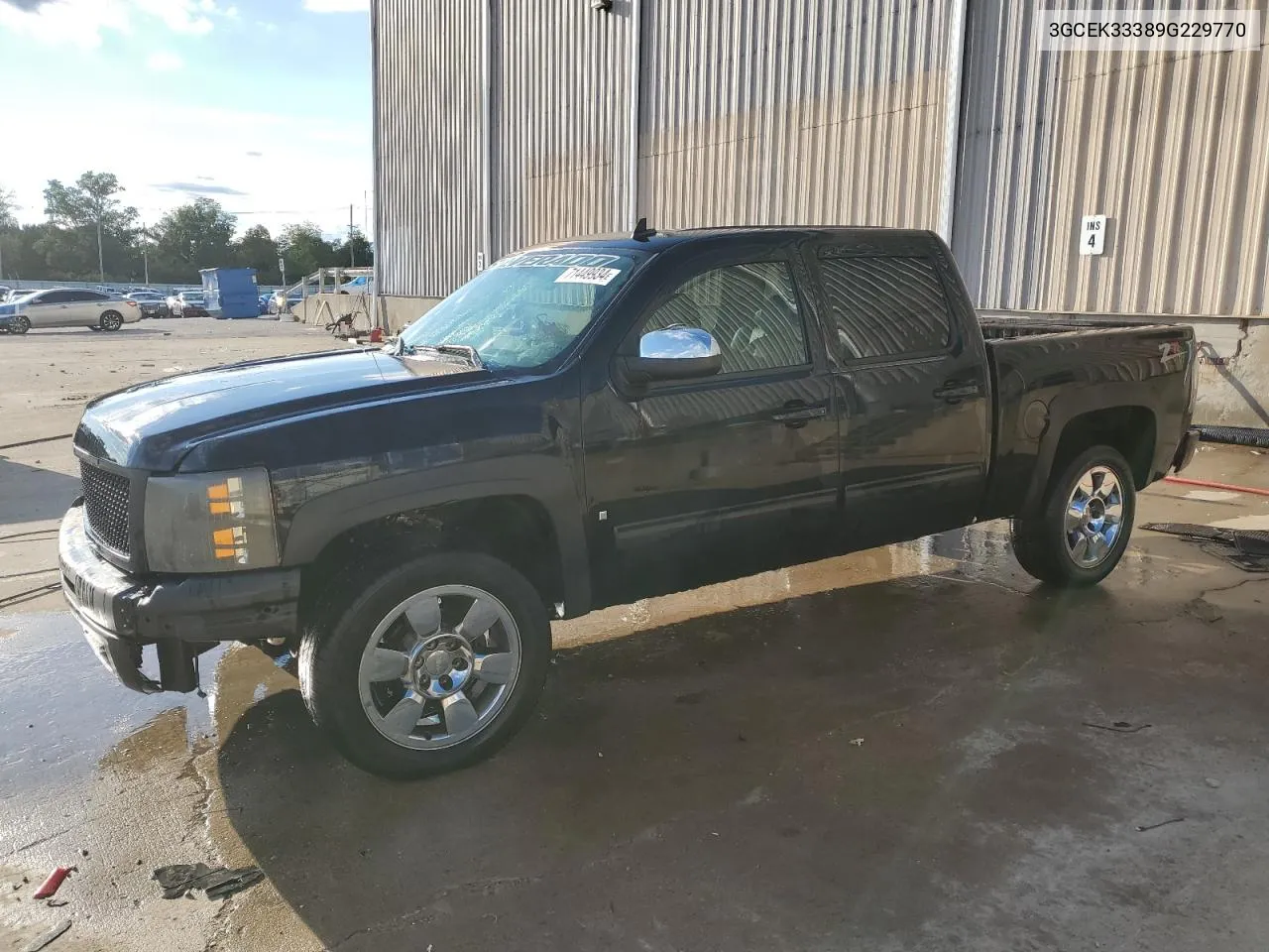 2009 Chevrolet Silverado K1500 Ltz VIN: 3GCEK33389G229770 Lot: 71449934