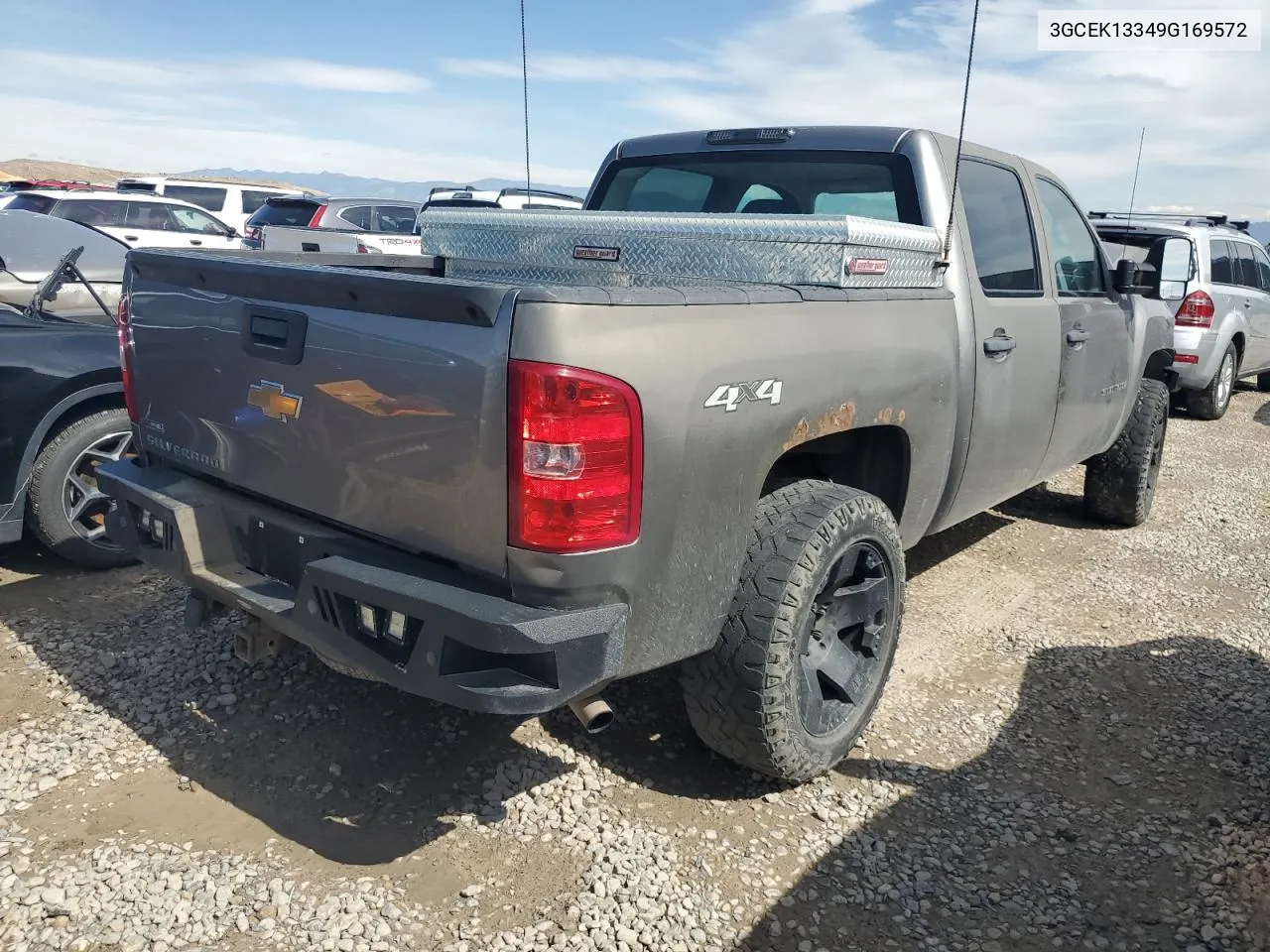 2009 Chevrolet Silverado K1500 VIN: 3GCEK13349G169572 Lot: 71578354