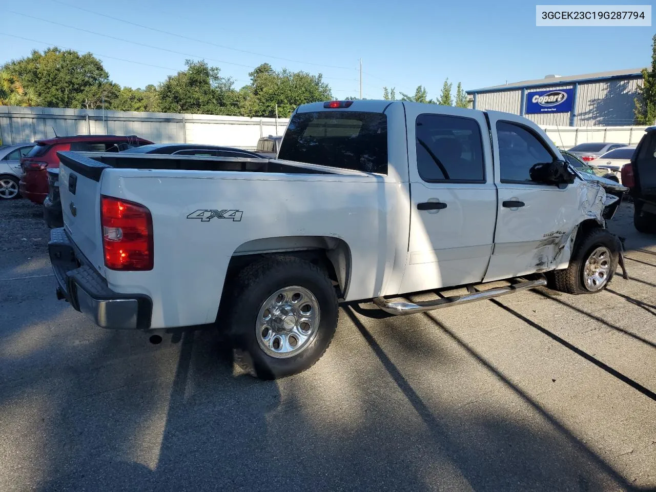 3GCEK23C19G287794 2009 Chevrolet Silverado K1500 Lt