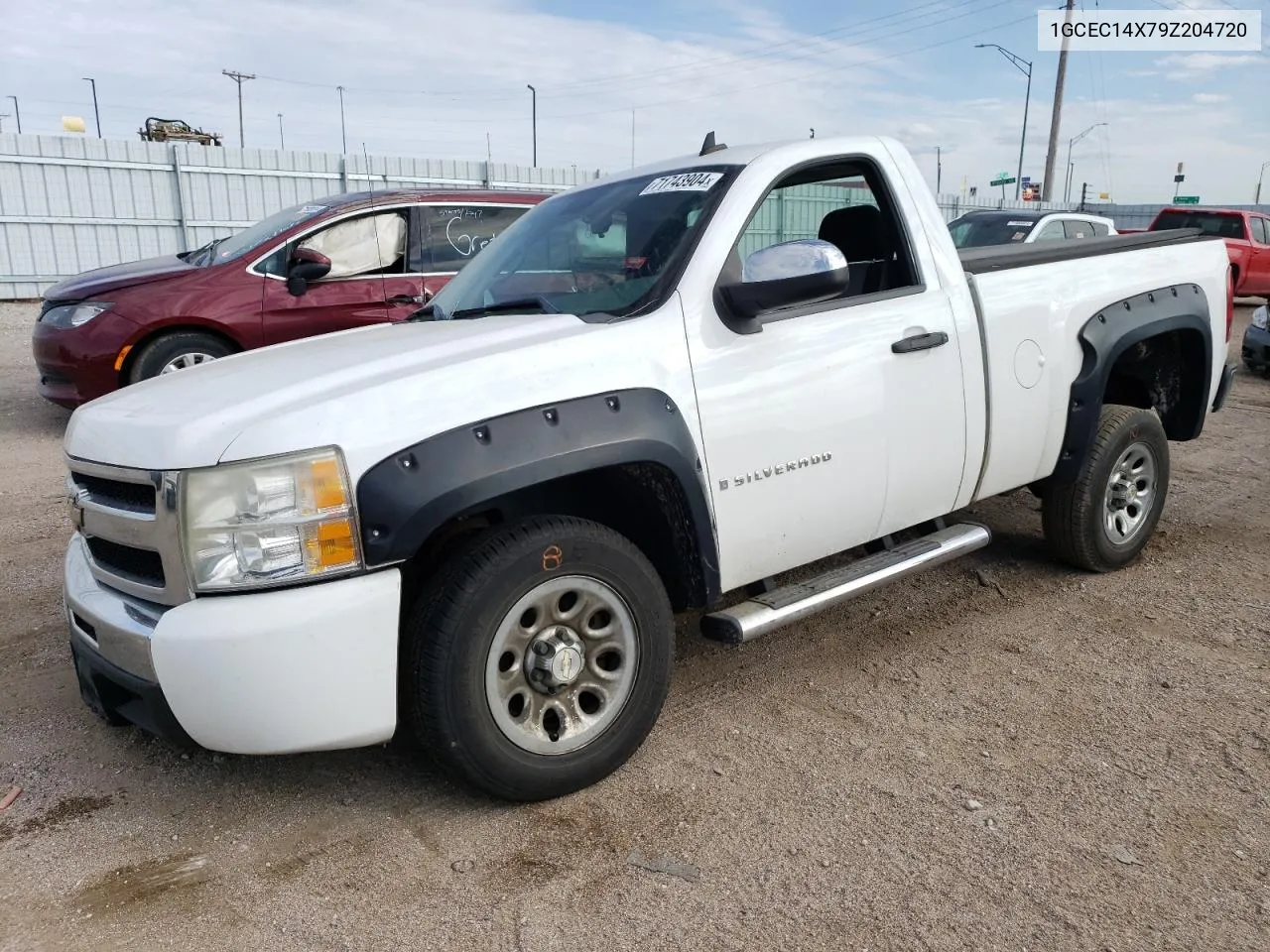 2009 Chevrolet Silverado C1500 VIN: 1GCEC14X79Z204720 Lot: 71743904