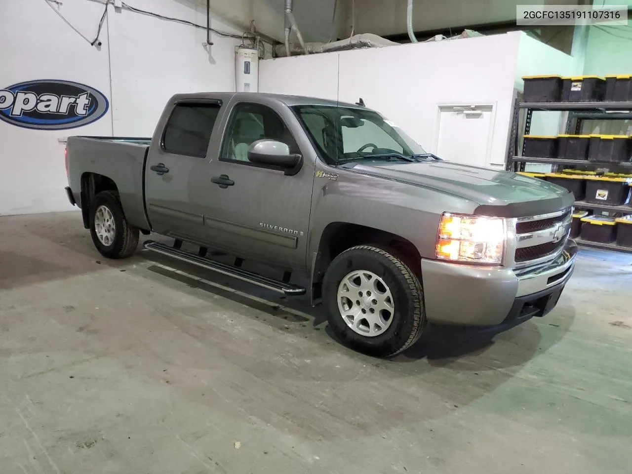 2009 Chevrolet Silverado C1500 Hybrid VIN: 2GCFC135191107316 Lot: 71872524