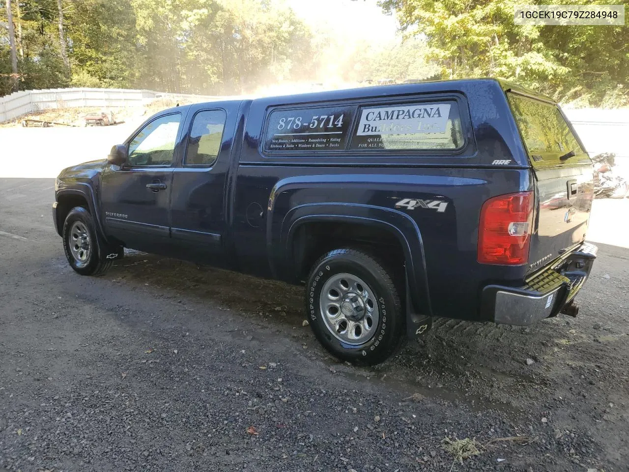 2009 Chevrolet Silverado K1500 VIN: 1GCEK19C79Z284948 Lot: 72179674