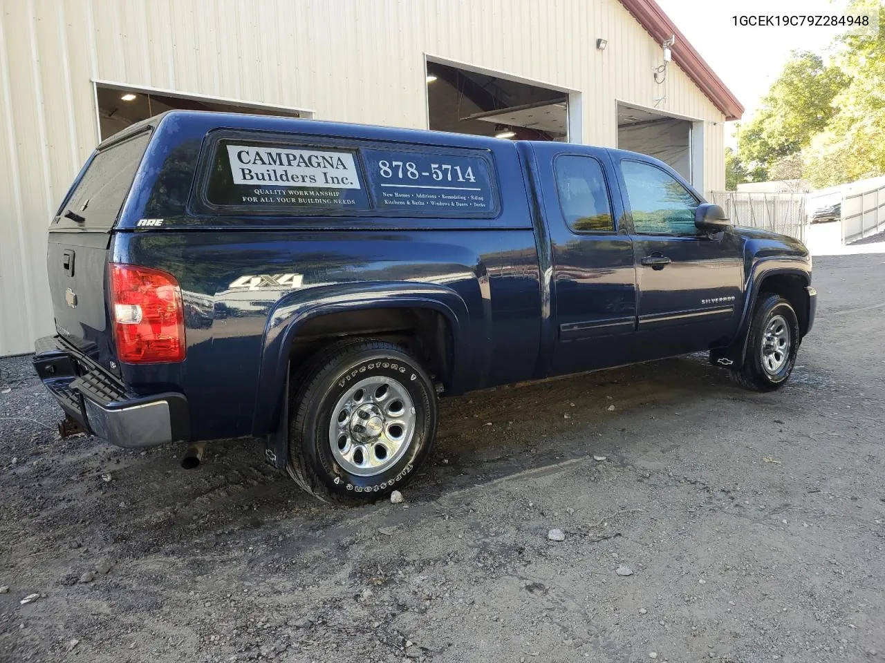 2009 Chevrolet Silverado K1500 VIN: 1GCEK19C79Z284948 Lot: 72179674