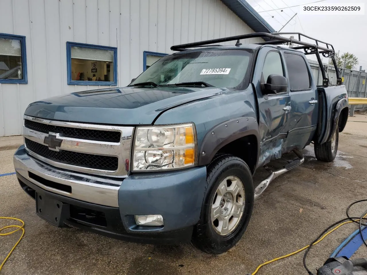 2009 Chevrolet Silverado K1500 Lt VIN: 3GCEK23359G262509 Lot: 72785394