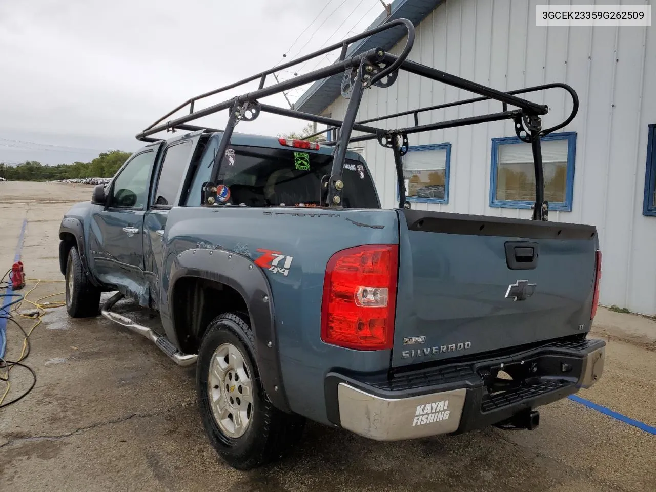 2009 Chevrolet Silverado K1500 Lt VIN: 3GCEK23359G262509 Lot: 72785394