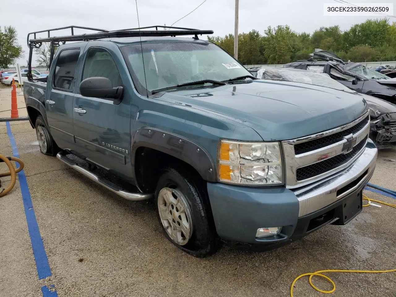 2009 Chevrolet Silverado K1500 Lt VIN: 3GCEK23359G262509 Lot: 72785394