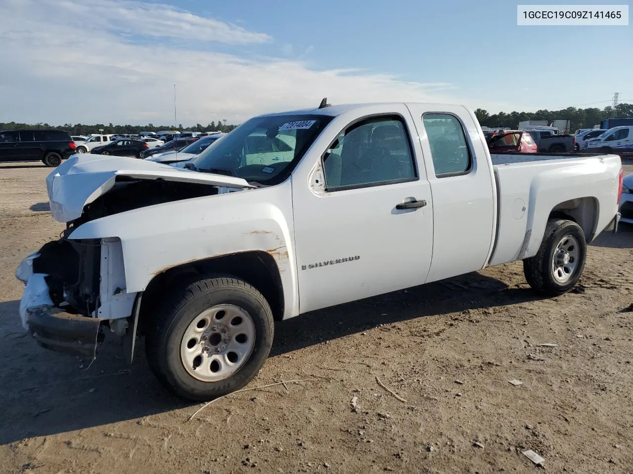 2009 Chevrolet Silverado C1500 VIN: 1GCEC19C09Z141465 Lot: 72814004