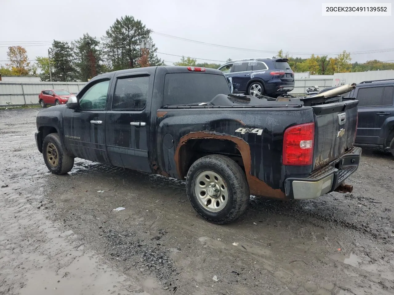 2009 Chevrolet Silverado K1500 Lt VIN: 2GCEK23C491139552 Lot: 72931924