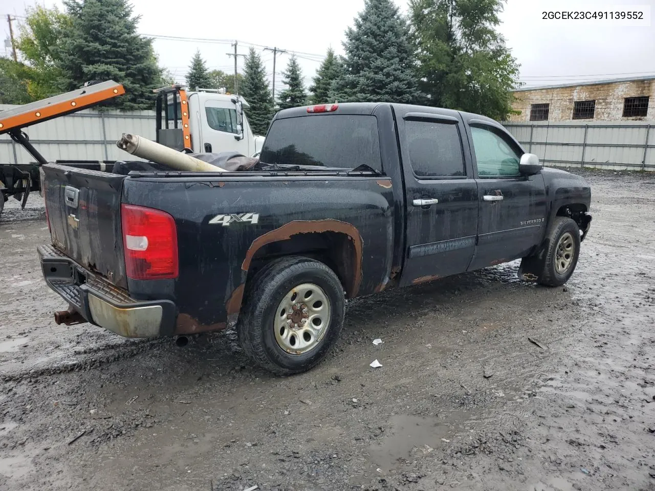 2009 Chevrolet Silverado K1500 Lt VIN: 2GCEK23C491139552 Lot: 72931924