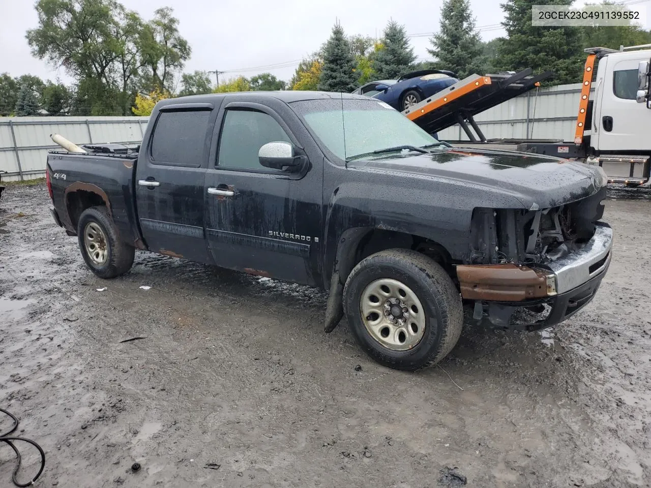 2009 Chevrolet Silverado K1500 Lt VIN: 2GCEK23C491139552 Lot: 72931924