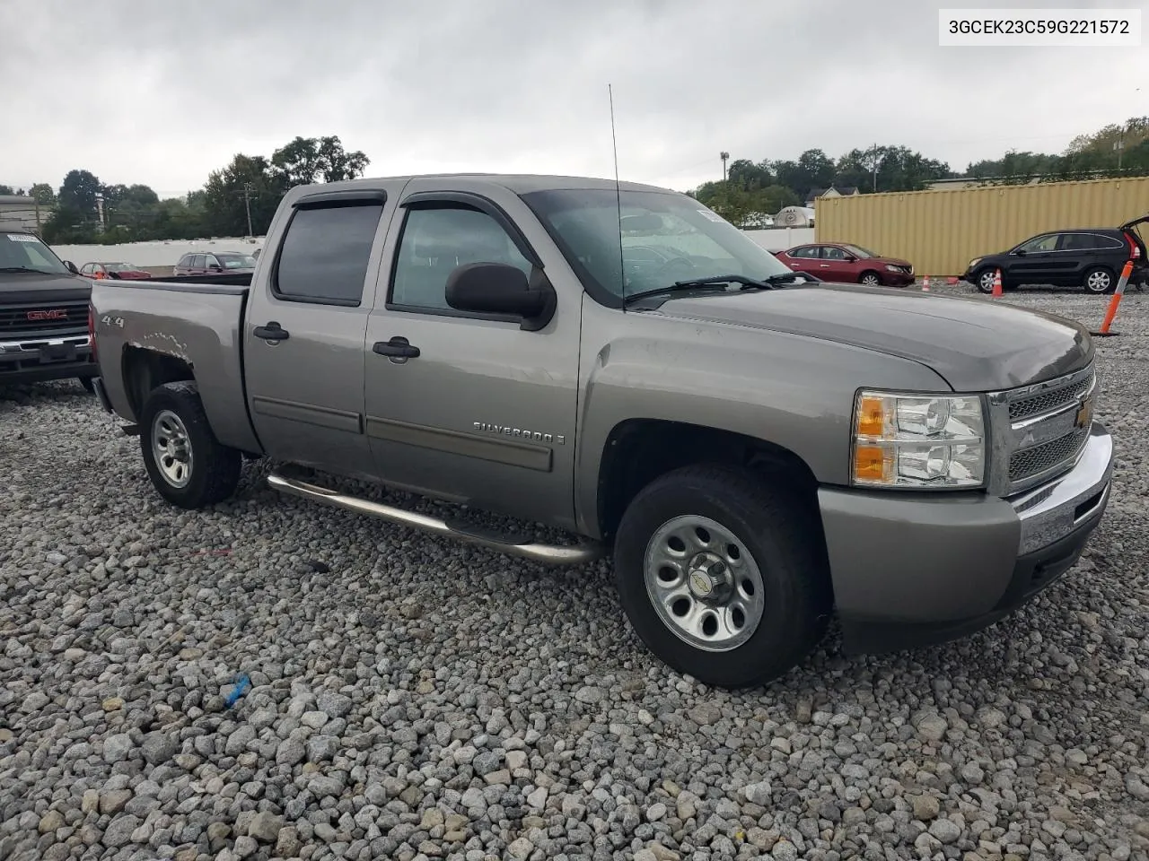 2009 Chevrolet Silverado K1500 Lt VIN: 3GCEK23C59G221572 Lot: 72987324