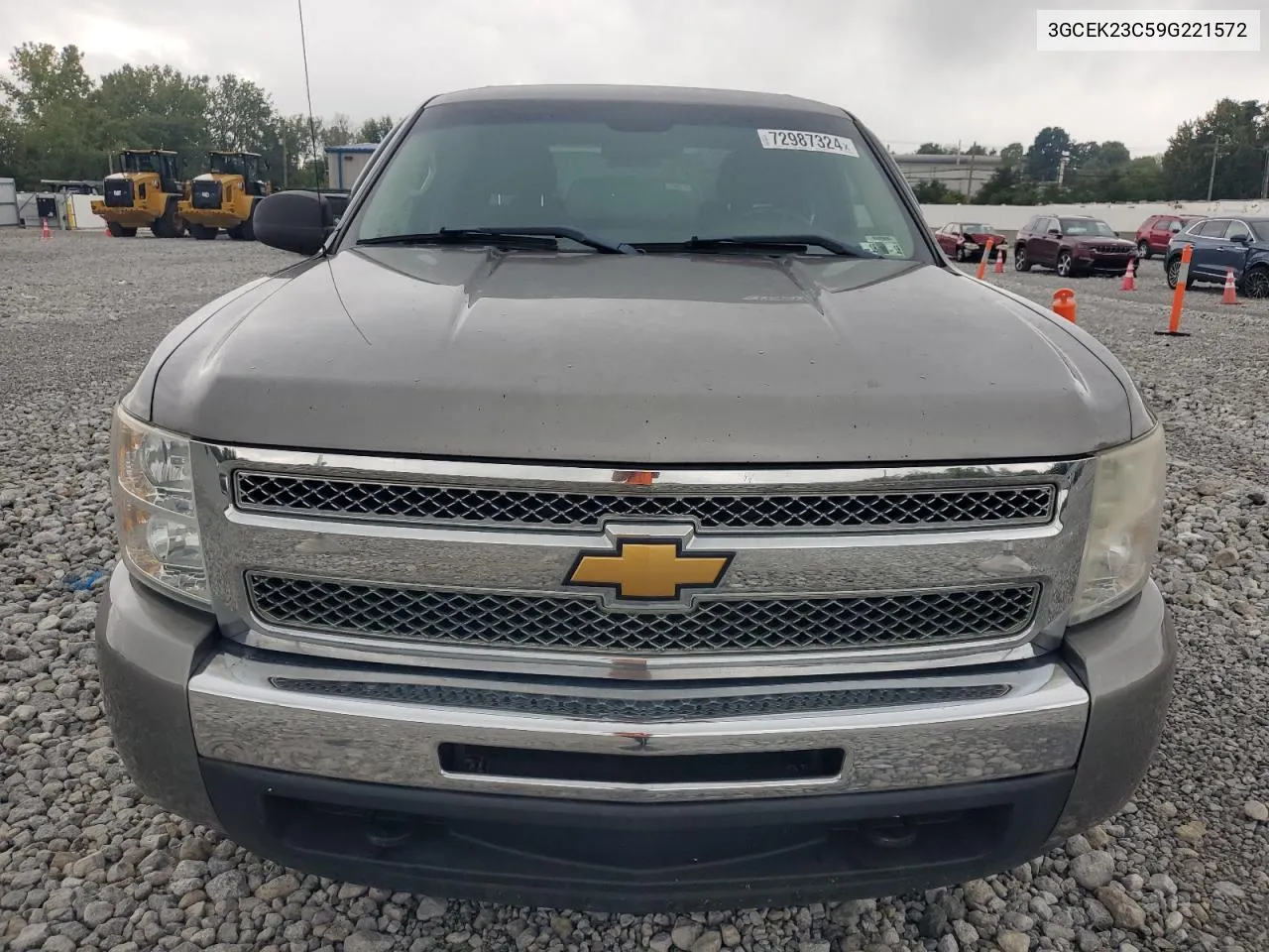 2009 Chevrolet Silverado K1500 Lt VIN: 3GCEK23C59G221572 Lot: 72987324