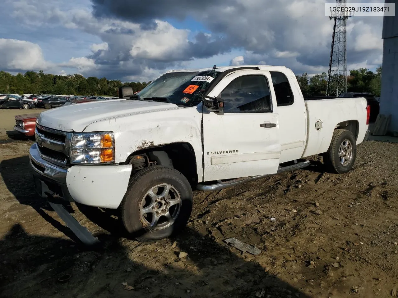 2009 Chevrolet Silverado C1500 Lt VIN: 1GCEC29J19Z183471 Lot: 73063264