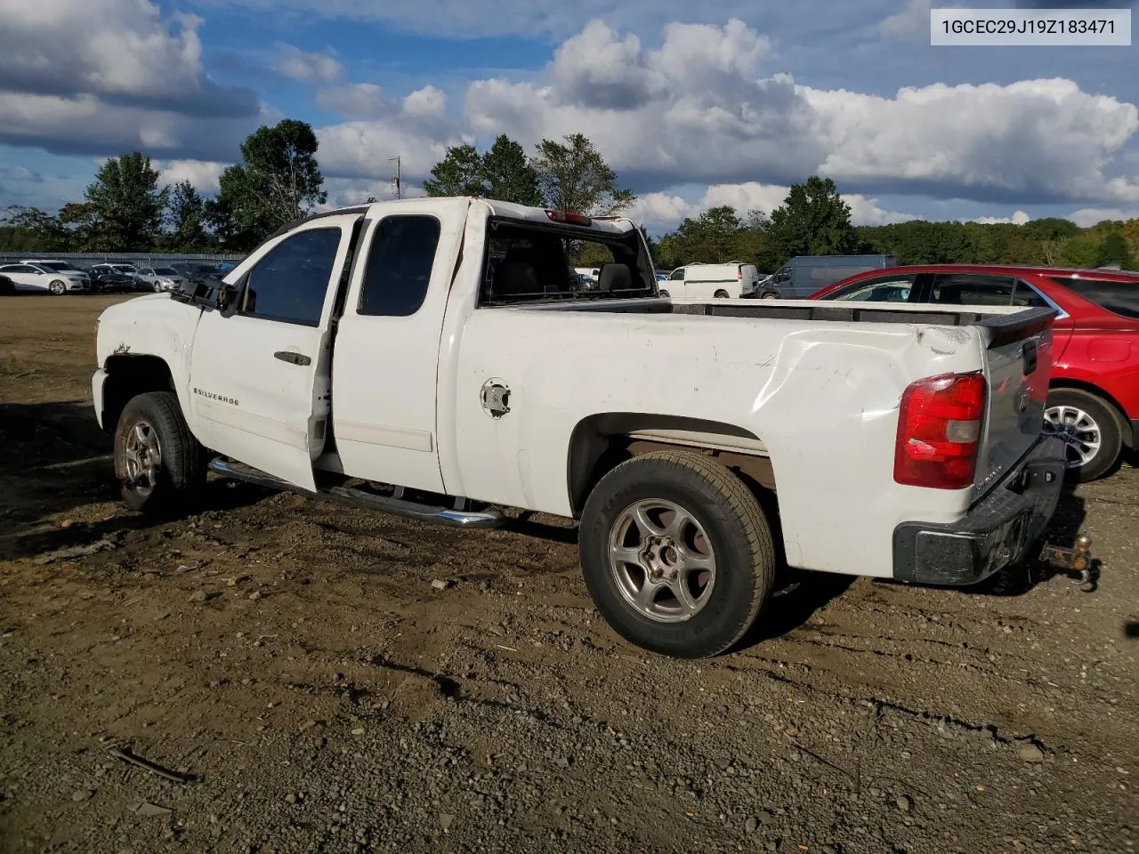 2009 Chevrolet Silverado C1500 Lt VIN: 1GCEC29J19Z183471 Lot: 73063264