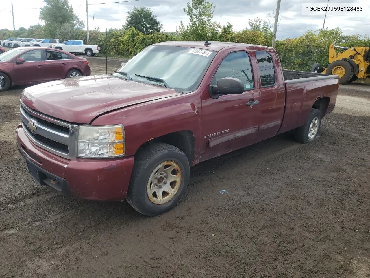 1GCEK29J59E128483 2009 Chevrolet Silverado K1500 Lt