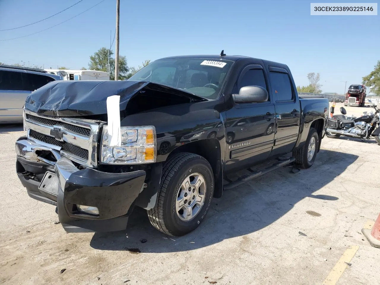 2009 Chevrolet Silverado K1500 Lt VIN: 3GCEK23389G225146 Lot: 73385394