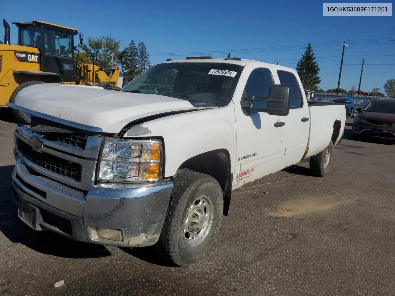 2009 Chevrolet Silverado K2500 Heavy Duty Lt VIN: 1GCHK53689F171261 Lot: 73636924