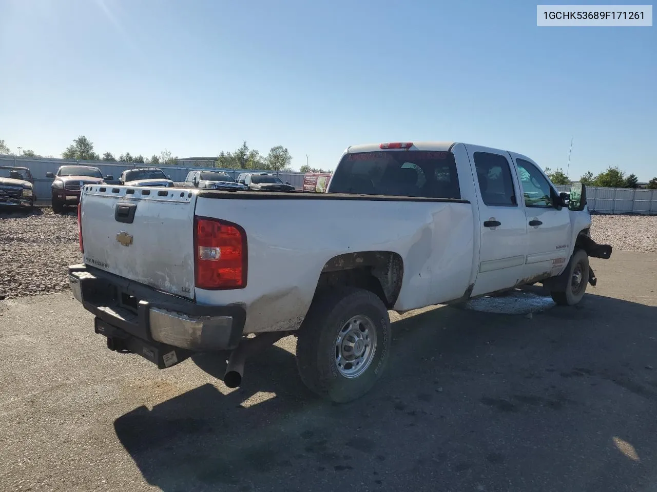 2009 Chevrolet Silverado K2500 Heavy Duty Lt VIN: 1GCHK53689F171261 Lot: 73636924