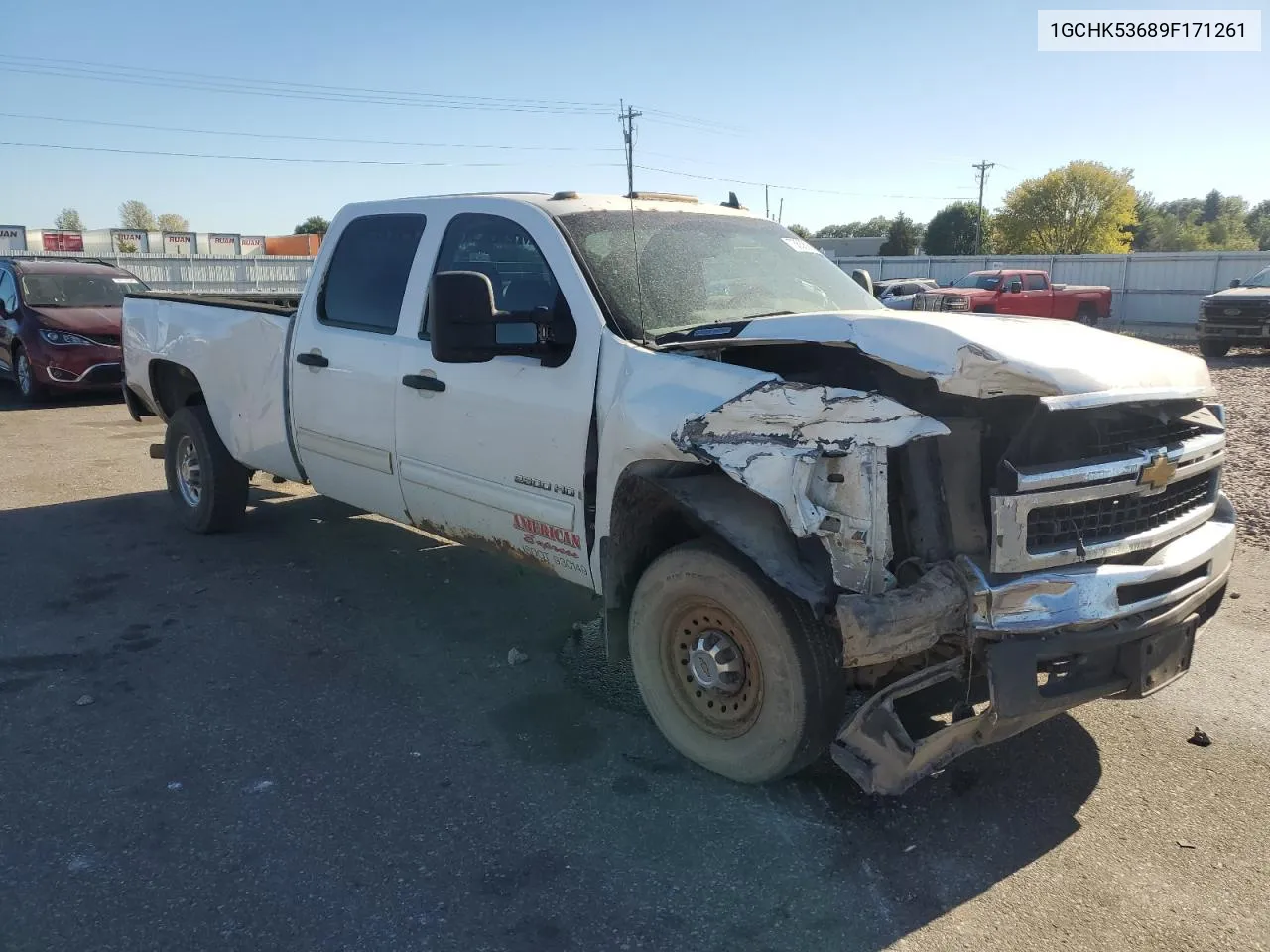 2009 Chevrolet Silverado K2500 Heavy Duty Lt VIN: 1GCHK53689F171261 Lot: 73636924