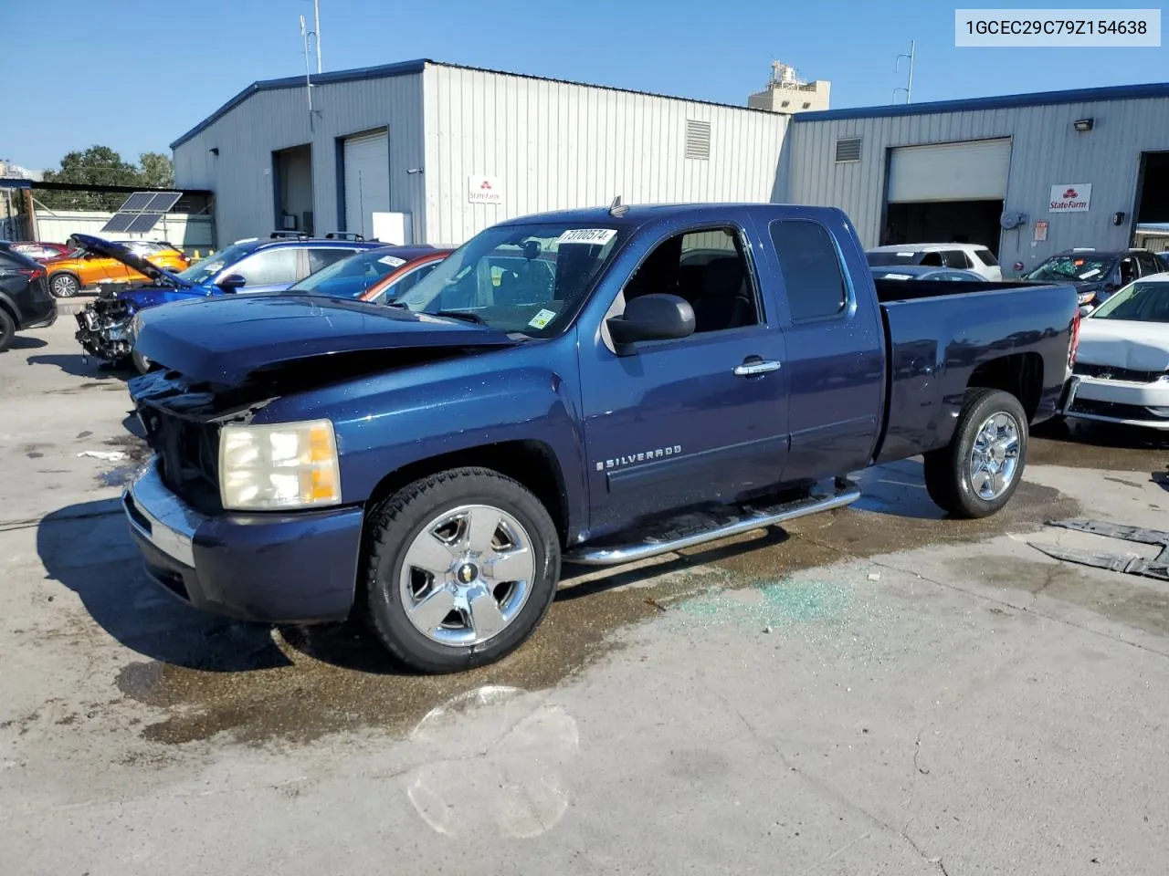 2009 Chevrolet Silverado C1500 Lt VIN: 1GCEC29C79Z154638 Lot: 73700574