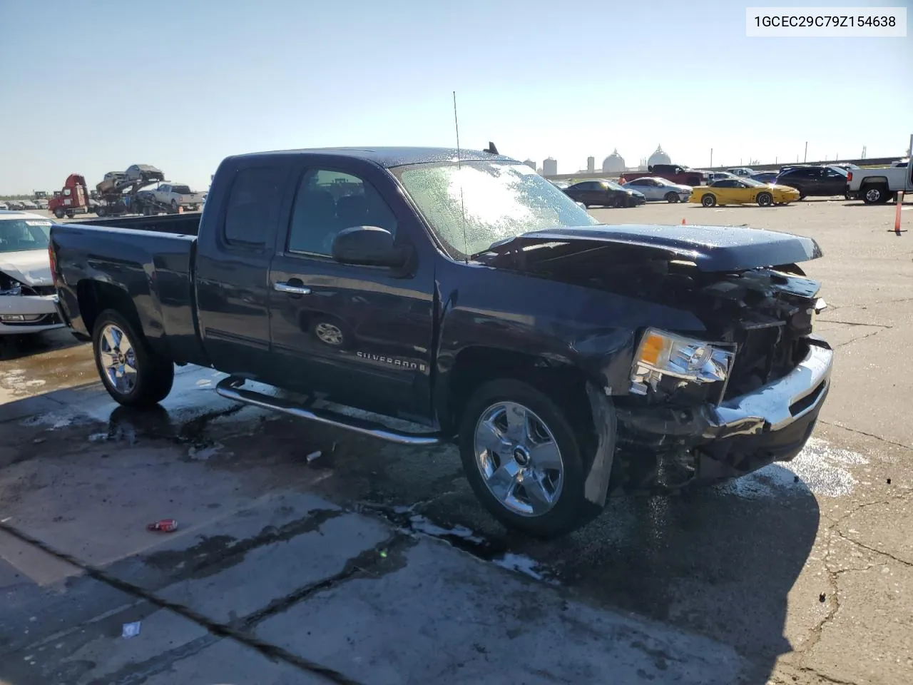 2009 Chevrolet Silverado C1500 Lt VIN: 1GCEC29C79Z154638 Lot: 73700574