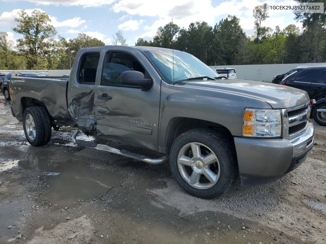 1GCEK29J89Z178822 2009 Chevrolet Silverado K1500 Lt