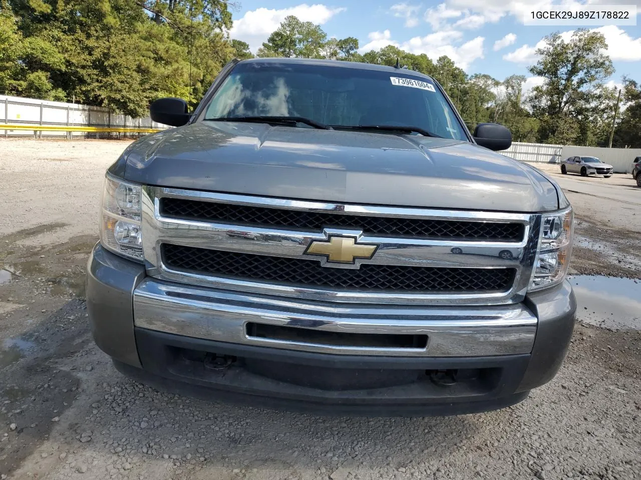 1GCEK29J89Z178822 2009 Chevrolet Silverado K1500 Lt