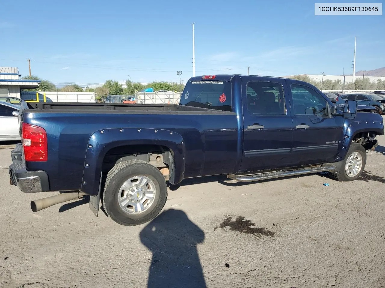 2009 Chevrolet Silverado K2500 Heavy Duty Lt VIN: 1GCHK53689F130645 Lot: 74281374