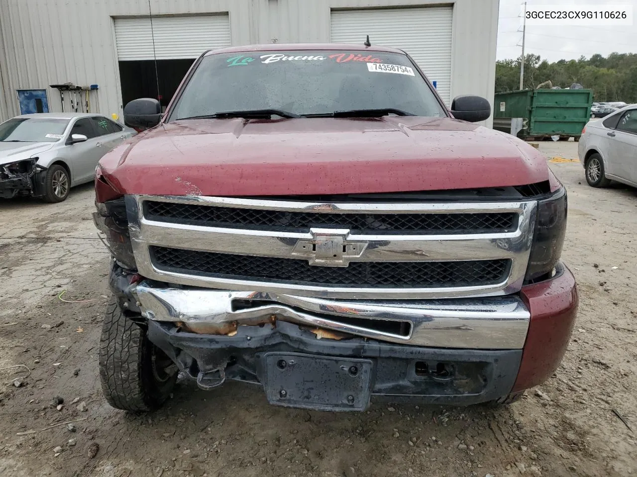 2009 Chevrolet Silverado C1500 Lt VIN: 3GCEC23CX9G110626 Lot: 74358754