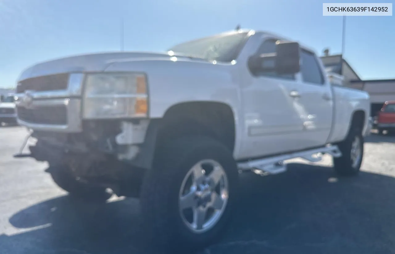 2009 Chevrolet Silverado K2500 Heavy Duty Ltz VIN: 1GCHK63639F142952 Lot: 74362144