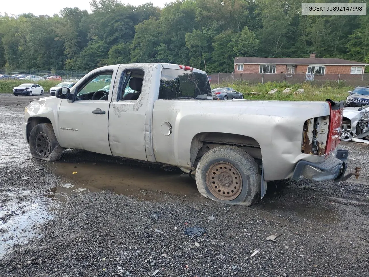 2009 Chevrolet Silverado K1500 VIN: 1GCEK19J89Z147998 Lot: 74499684