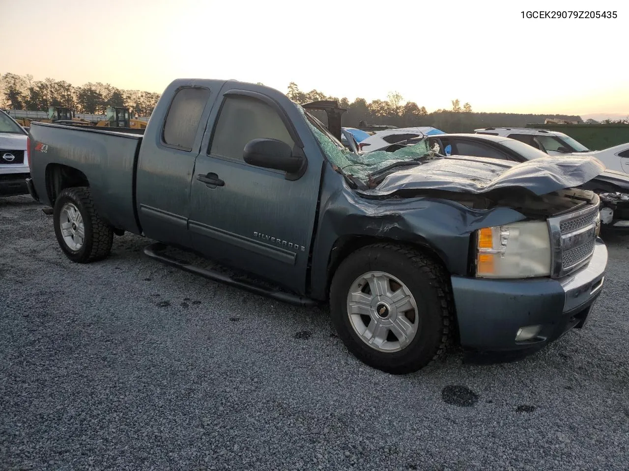 2009 Chevrolet Silverado K1500 Lt VIN: 1GCEK29079Z205435 Lot: 74628694