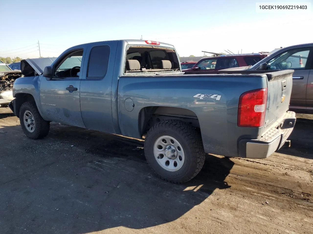 2009 Chevrolet Silverado K1500 VIN: 1GCEK19069Z219403 Lot: 74729834